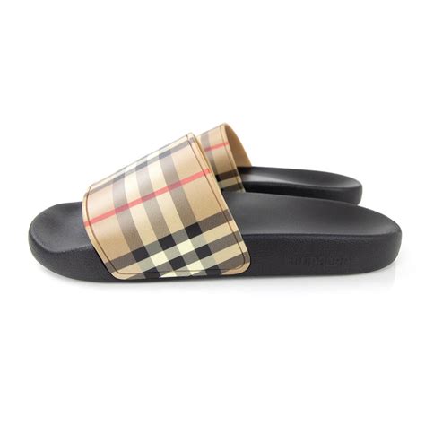 burberry slides for men|burberry beige check slides.